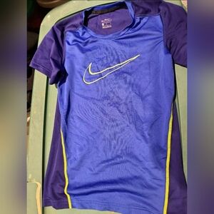 Nike Purple Short Sleeve Tee Performance Shirt